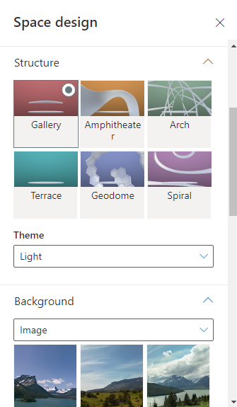 create new space in sharepoint